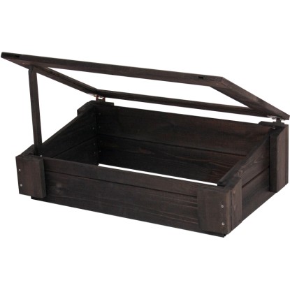 Sopralzo per aiuola rialzata Antracite 26 x 74 x 44 cm