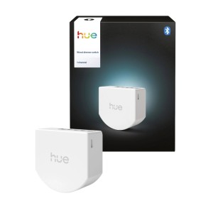 Module interrupteur mural Philips Hue blanc avec emballage. Rend les lumières dimmables intelligentes pour le système Hue.