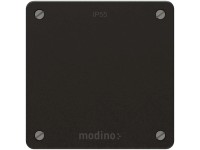 Blindabdeckung-Frontset Exo IP55 Schwarz Gr. 1 x 1 Blindabdeckung-Frontset Exo IP55 Schwarz Gr. 1 x 1