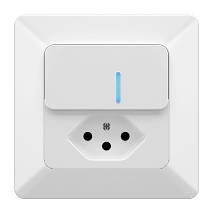 UP-Kleinkombi Taster Modino Priamos beleuchtet Weiss