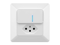 UP-Kleinkombi Taster Modino Priamos beleuchtet Weiss UP-Kleinkombi Taster Modino Priamos beleuchtet Weiss