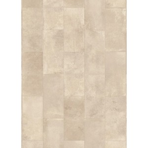 Classen Laminat Visiogrande Zementestrich Beige, wasserresistenter Boden in Fliesenoptik.