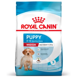 Royal Canin Medium Puppy cibo secco, sacco da 12kg per cuccioli di taglia media.