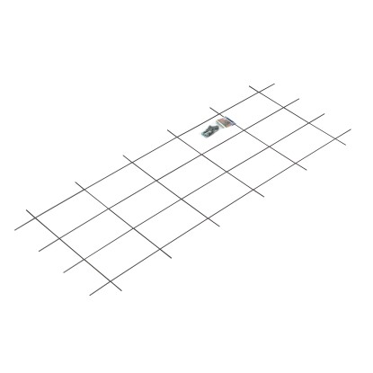 OBI Metallspalier Braun 150 x 60 cm