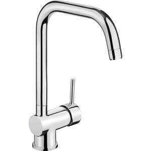Miscelatore monocomando cromato baliv KI-1060 per cucina con bocca girevole.