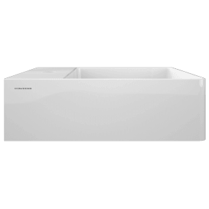 Lavabo blanc Domberg DB2000, 60,5x42,5 cm, avec trou de robinet et trop-plein.
