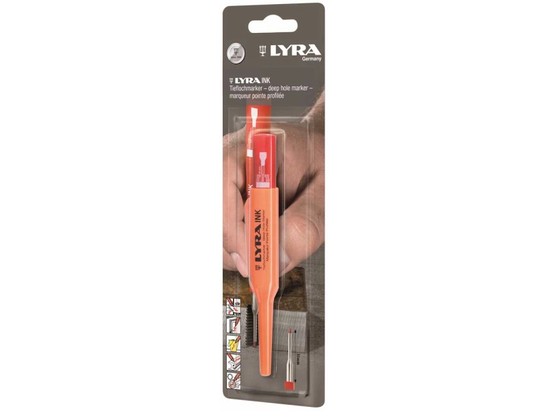 Lyra Matita da falegname 333® Rosso 24 cm