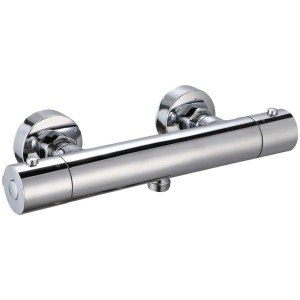 Aurlane Termostatico con miscelatore doccia T01 effetto cromo.