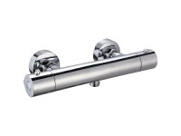 Aurlane Thermostat mit Brausebatterie T01 Chrom-Optik