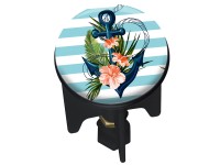 Wenko Waschbeckenstöpsel Pluggy Mod. Ancora Messing / Kunststoff Ø 3,9 cm