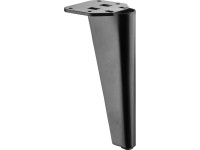 Hettich Möbelfuss Megina 180 mm Stahl Schwarz 1 Stk.