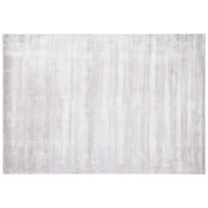 Tapis à poils courts gris clair Gesi II en viscose, 160x230 cm. Tapis doux pour espaces de vie.