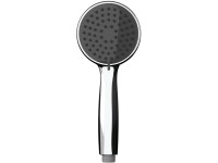 Wenko Handbrause Basic mit 3 Strahlarten Grau Ø 10 cm