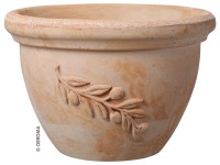 Deroma Pflanzschale Ciotola Olive Galestro-Ton Weiss Ø 30 cm