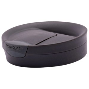 Coperchio del thermos Contigo Byron in acciaio inox grigio con chiusura SnapSeal.