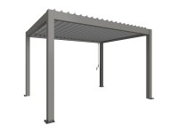 Biohort Pergola Gr. 4 x 3 quarzgrau/silber-metallic