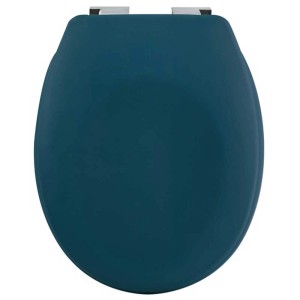 Spirella Sedile WC Neela, Duroplast, petrolio opaco. Sedile WC con chiusura rallentata.