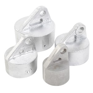 Gah Alberts capuchons de jambe de force en aluminium pour poteaux de 34 mm, accessoires de clôture.
