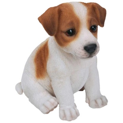 Vivid Arts Jack-Russell-Welpe Rot-Weiss (HxBxT) 16,4 x 16,3 x 10,9 cm