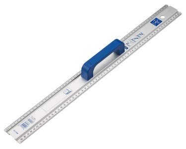 BMI Règle en acier ISOFLEX Longueur 300 mm Acier avec polyamide