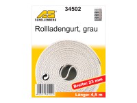 Rollladengurt Grau 23 mm x 4,5 m