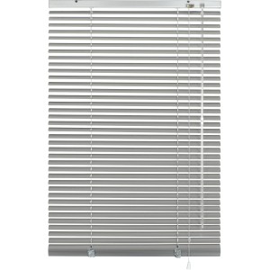 Gardinia Tenda veneziana in alluminio, 130x175 cm, argento, per privacy e protezione solare.
