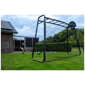 Exit Toys GetSet Monkeybar MB205 con porta da calcio e canestro da basket in giardino.
