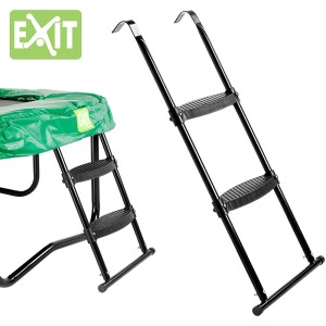 Scala per trampolino EXIT per altezza telaio 80-95 cm, accesso sicuro al trampolino.