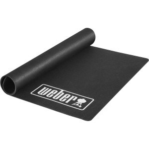 Tapis de sol noir Weber pour protéger le sol des salissures.