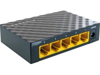 Schwaiger® Netzwerkswitch 5-Port 1'000 Mbit/s Schwarz Schwaiger® Netzwerkswitch 5-Port 1'000 Mbit/s Schwarz