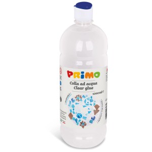 Colle à eau transparente Primo, bouteille de 1000ml pour les travaux manuels et le collage, disponible chez OBI.