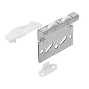Kit montaggio Hettich TopLine 25 per porta scorrevole, acciaio zincato, fino a 40 kg
