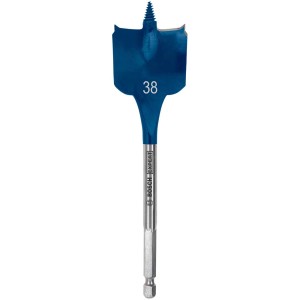 Bosch Expert Flachfräsbohrer Self Cut Speed, Ø 38 mm, blau.