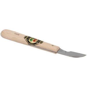 Kirschen Kerbschnitz coltello n. 3352 con manico in legno e lama corta e dritta.