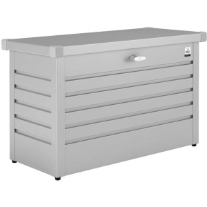 Biohort Box per il tempo libero 100, argento metallizzato, ideale per riporre gli utensili da giardino.