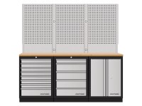 Kraftwerk 3er-Kombi Werkstatteinrichtung Mobilio (HxBxT) 200 x 204 x 48,8 cm