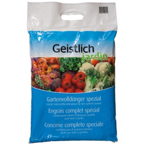 Sac d'engrais complet pour jardin Geistlich Special 5 kg pour légumes et fleurs.
