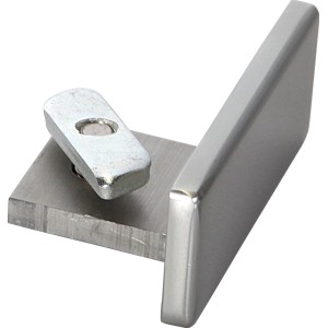 Embout en aluminium pour main courante, accessoire pour escaliers et rampes.