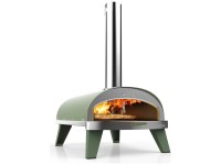 Ziipa Pizzaofen Piana Edelstahl Eukalyptus (HxBxT) 26,5 x 48 x 71 cm