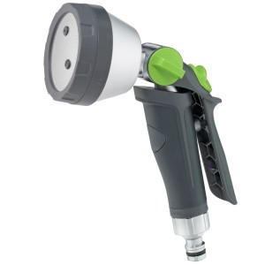 Geka Multibrause Plus 3S Grigio: Pistola da giardino con 3 getti e manico grigio.