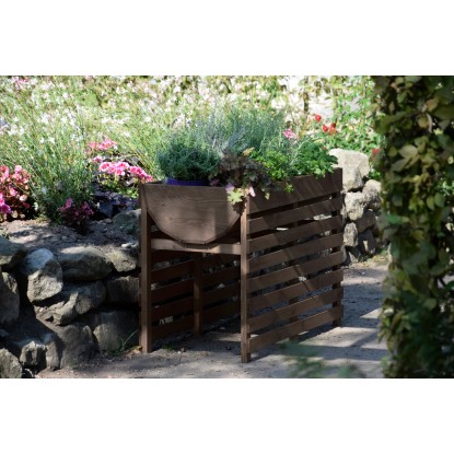 Hochbeet inkl. Folie Anthrazit (HxBxT) 71 x 100 x 50 cm