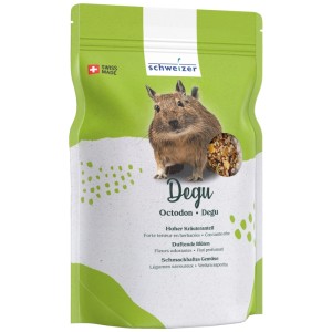 Confezione da 750g di cibo per degu Eric Schweizer, alimento per roditori con erbe, fiori e verdure.