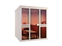 FinnTherm Sauna Karina 1820 Naturbelassen 175 cm x 194 cm