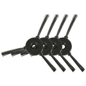 Kit de brosses latérales Einhell (4 pcs) pour balayeuse sans fil TE-FS 18 Li, plastique, noir.