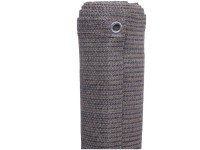 PE-Balkonbespannung Beige-Anthrazit 90 x 500 cm