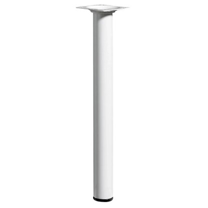 Hettich Gamba da tavolo Bianca Ø 30 x 300 mm