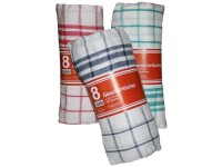 Strofinacci a quadretti assortiti 50 x 70 cm confezione da 8 / 1 pz.