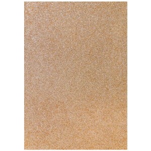 Papier pailleté doré A4 pour loisirs créatifs et décorations.