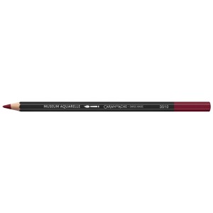 Crayon de couleur Caran d'Ache Museum Aquarelle couleur carmin aubergine.
