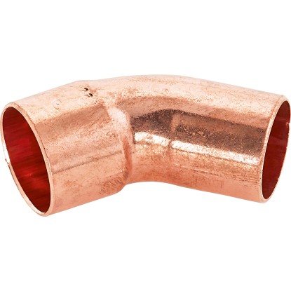 Coude à braser type 5040 45° cuivre Ø 22 mm